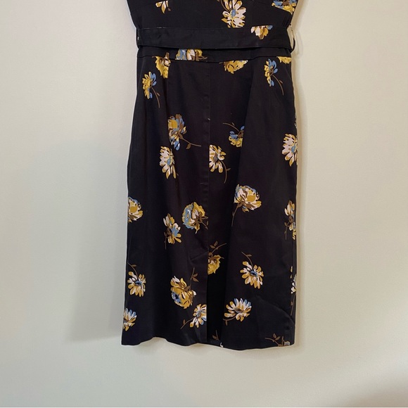 Boden Black Floral Shift Dress size 2R - Picture 6 of 14